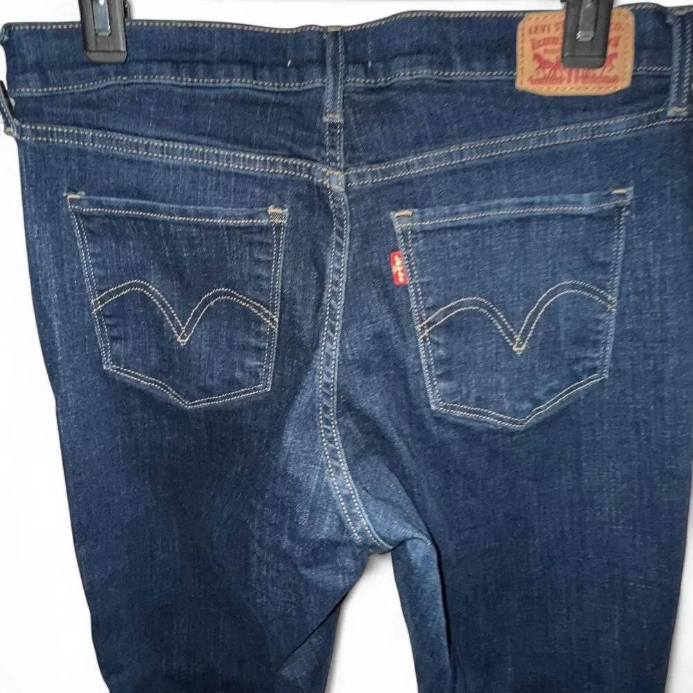 Levi-s Women's Navy and Blue Jeans